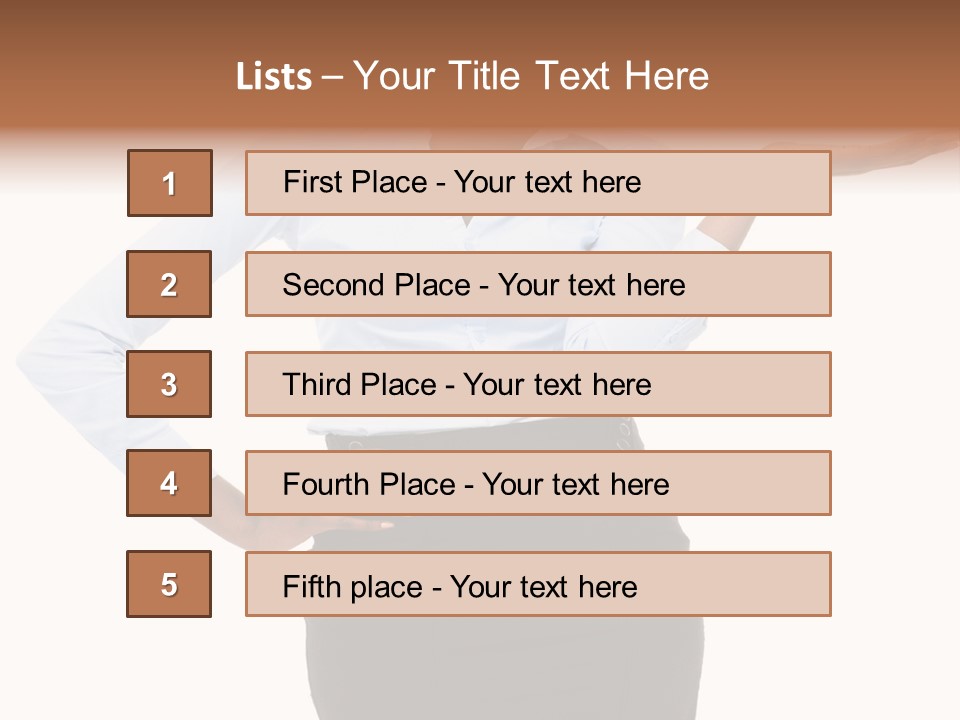 Empty Person Portrait PowerPoint Template