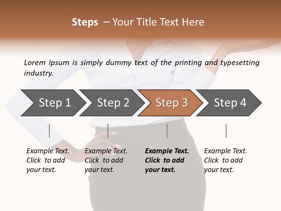 Empty Person Portrait PowerPoint Template