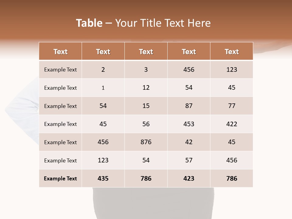 Empty Person Portrait PowerPoint Template