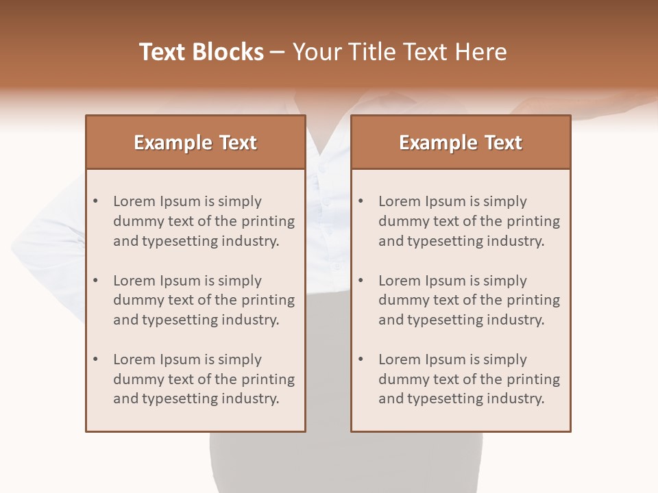 Empty Person Portrait PowerPoint Template