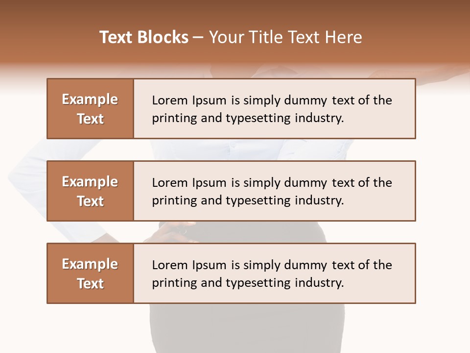 Empty Person Portrait PowerPoint Template