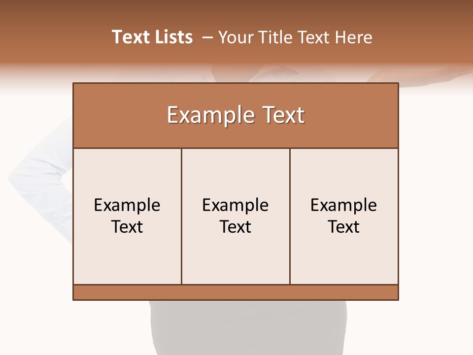 Empty Person Portrait PowerPoint Template