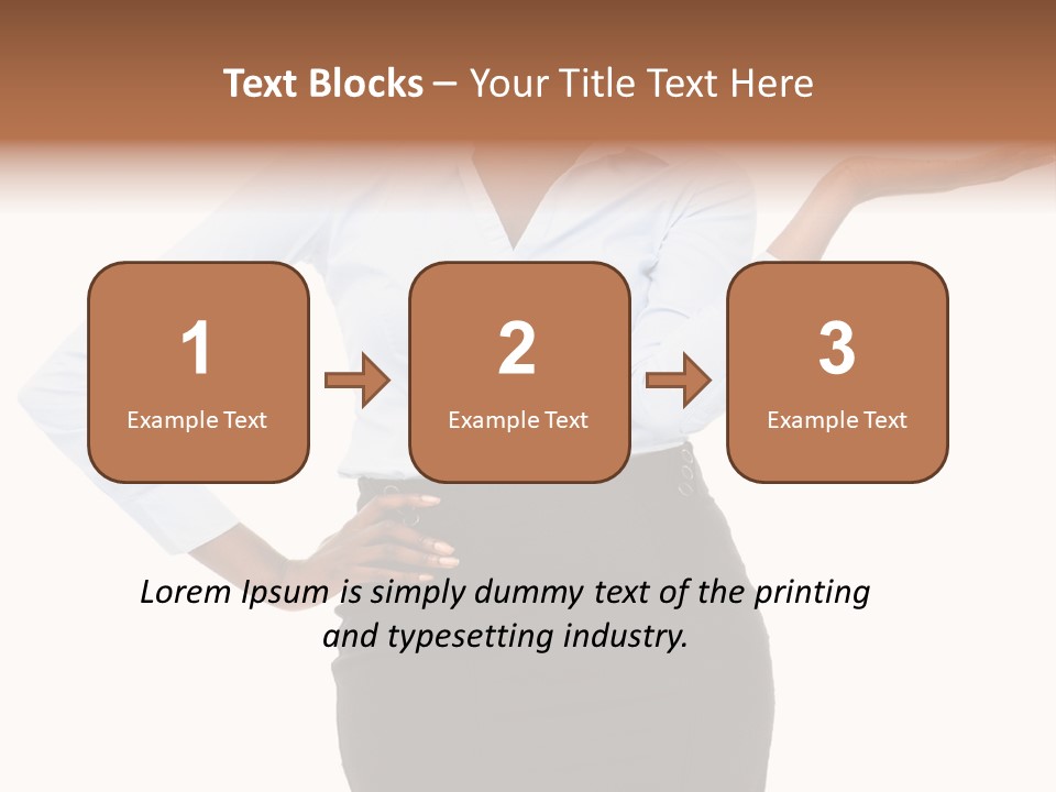 Empty Person Portrait PowerPoint Template
