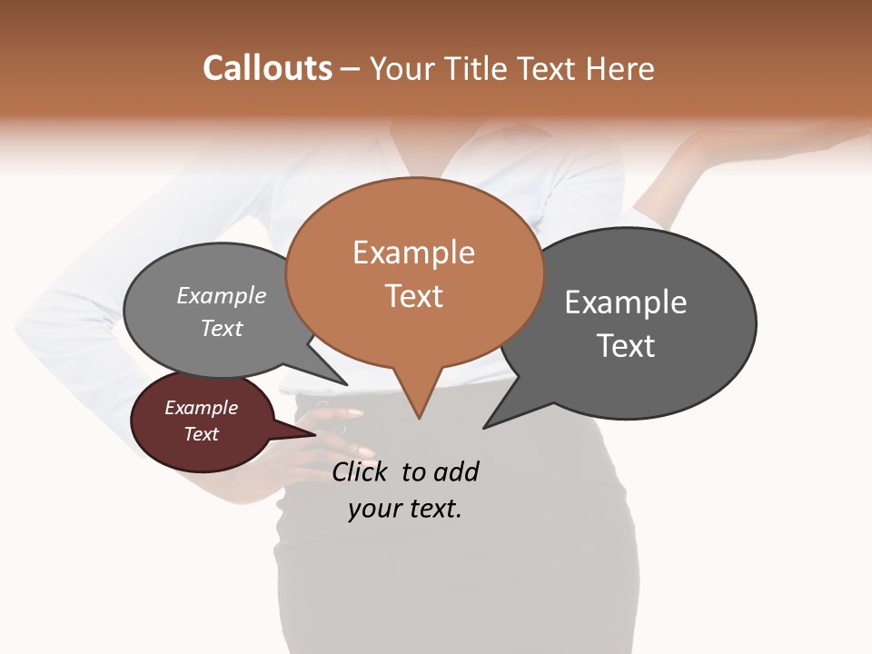 Empty Person Portrait PowerPoint Template