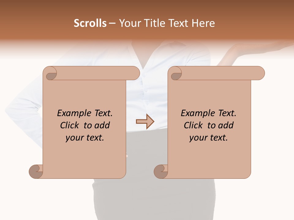 Empty Person Portrait PowerPoint Template
