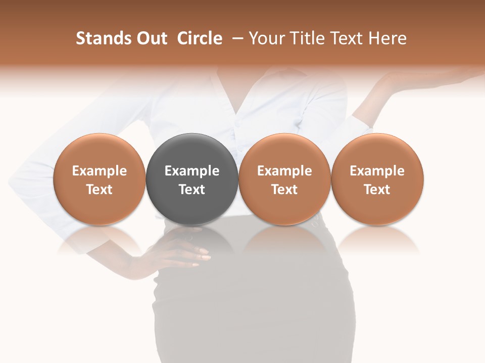 Empty Person Portrait PowerPoint Template