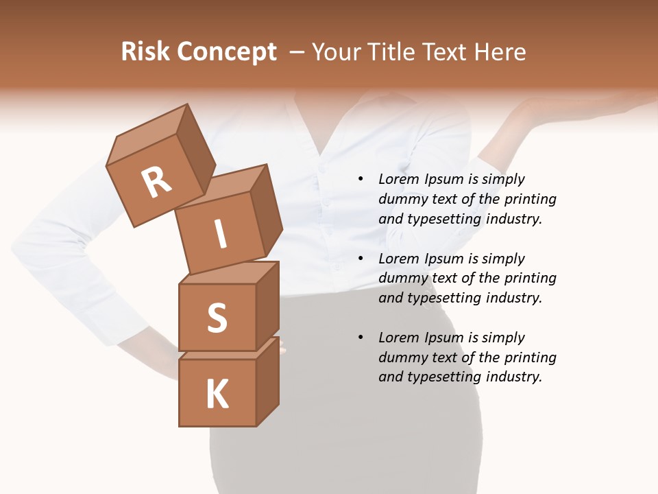 Empty Person Portrait PowerPoint Template