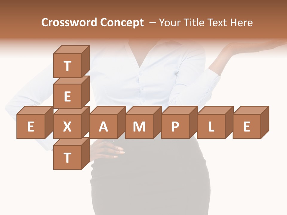 Empty Person Portrait PowerPoint Template