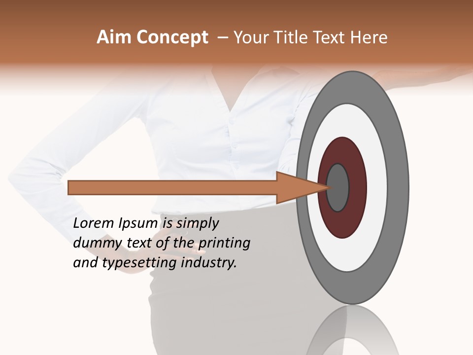 Empty Person Portrait PowerPoint Template