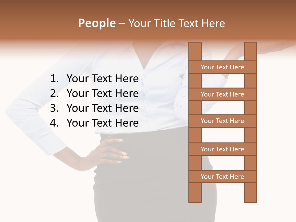 Empty Person Portrait PowerPoint Template