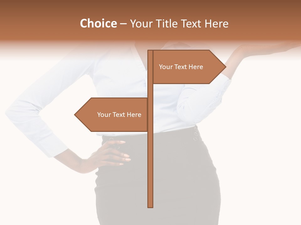 Empty Person Portrait PowerPoint Template