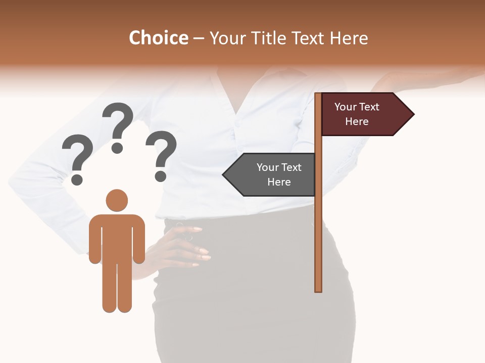 Empty Person Portrait PowerPoint Template