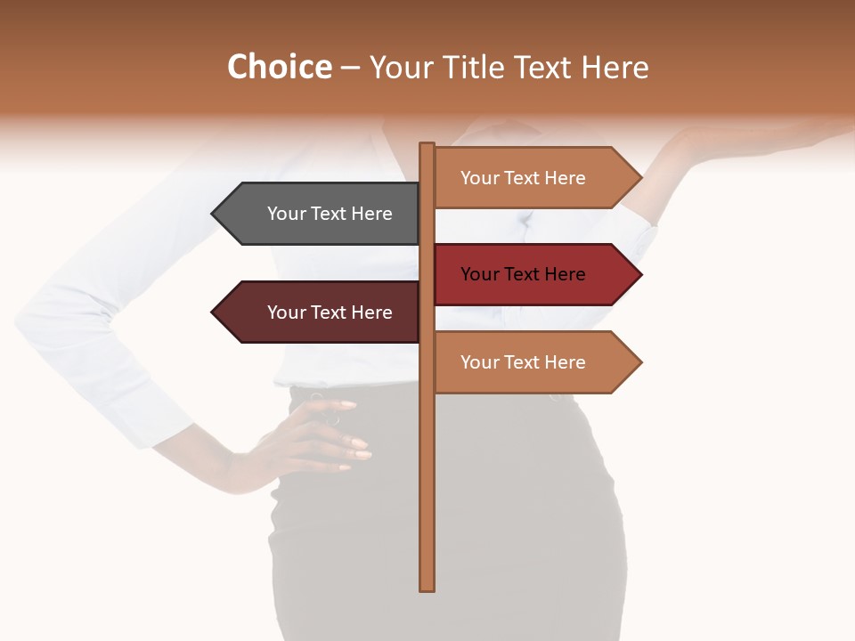 Empty Person Portrait PowerPoint Template