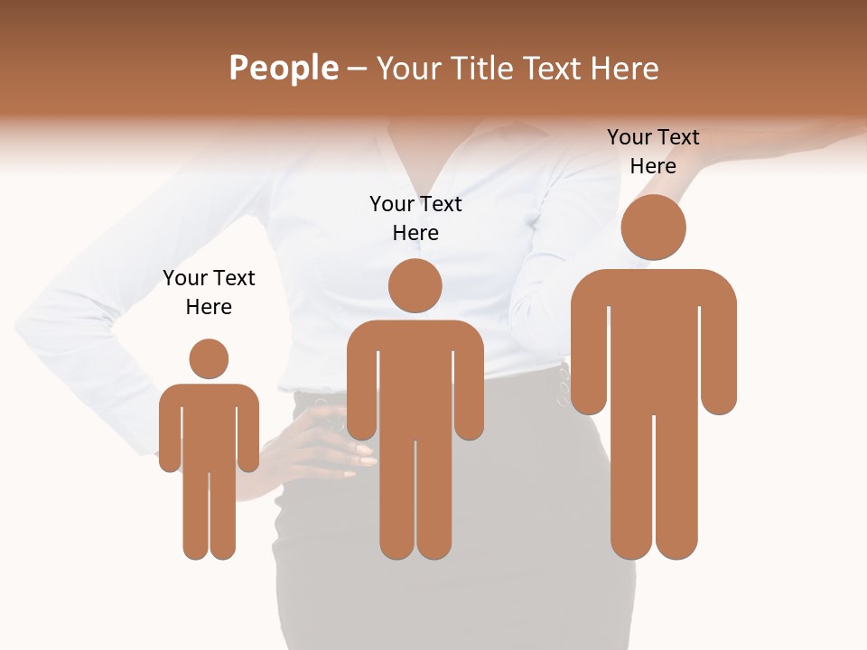 Empty Person Portrait PowerPoint Template