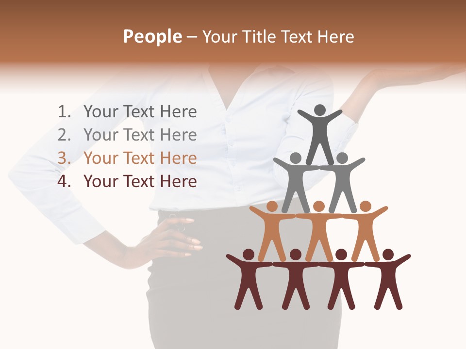 Empty Person Portrait PowerPoint Template