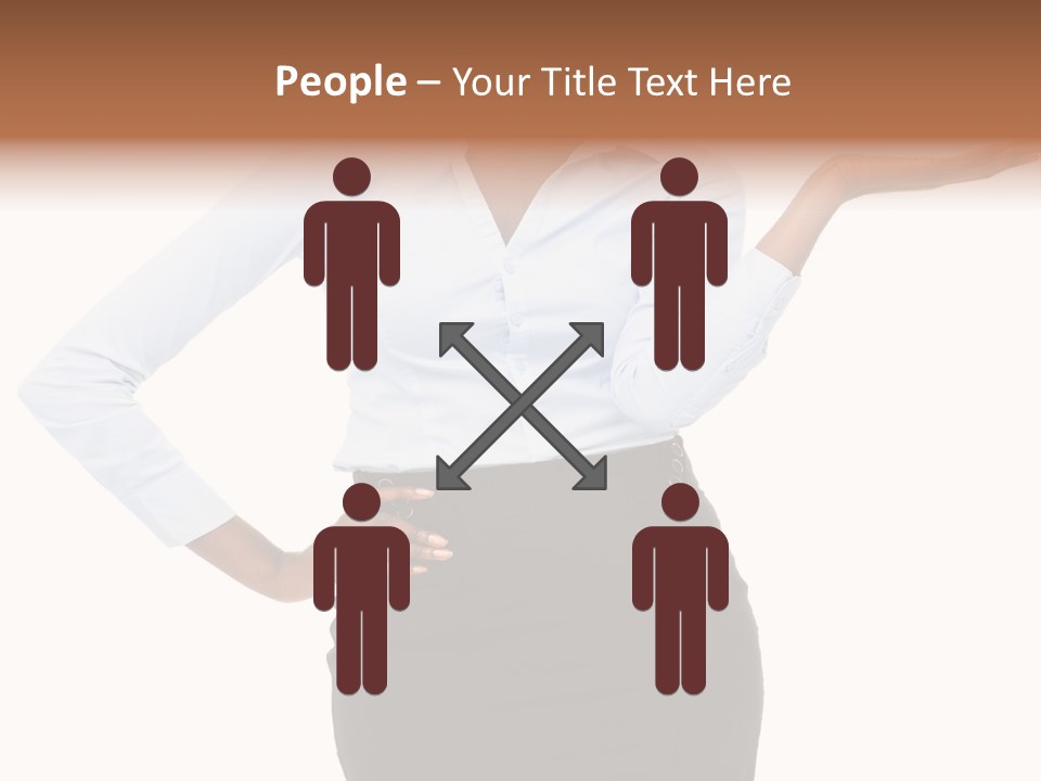 Empty Person Portrait PowerPoint Template