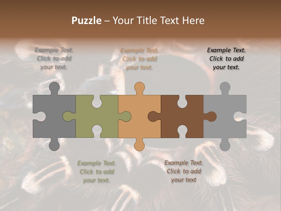 Wild Closeup Spooky PowerPoint Template