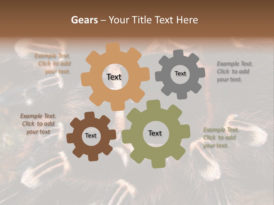 Wild Closeup Spooky PowerPoint Template