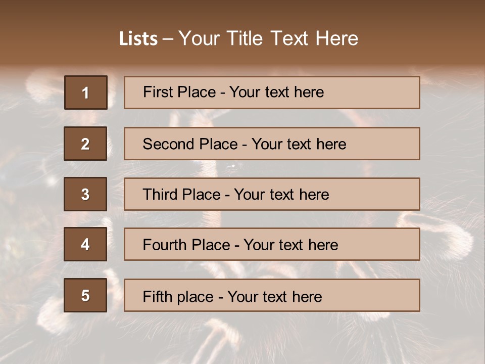 Wild Closeup Spooky PowerPoint Template