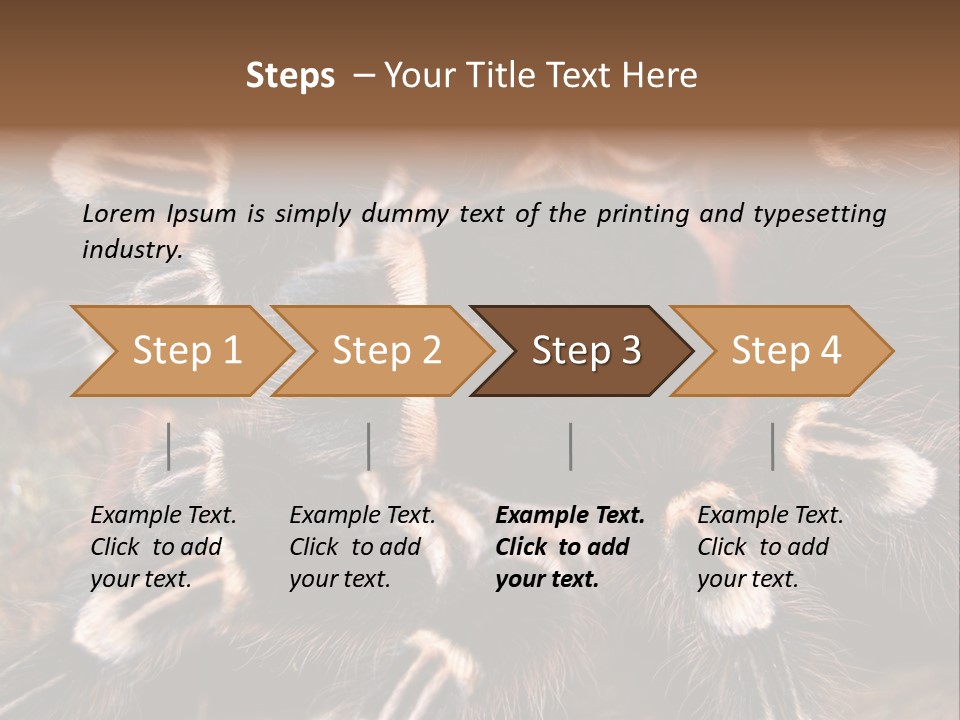 Wild Closeup Spooky PowerPoint Template