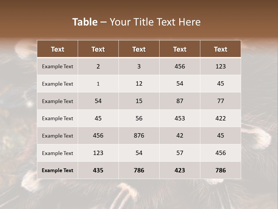 Wild Closeup Spooky PowerPoint Template