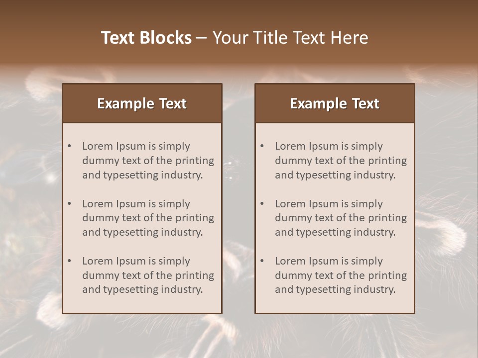 Wild Closeup Spooky PowerPoint Template
