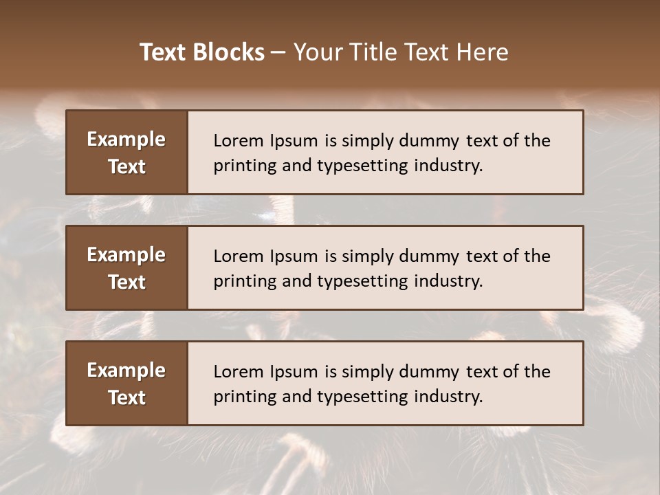 Wild Closeup Spooky PowerPoint Template