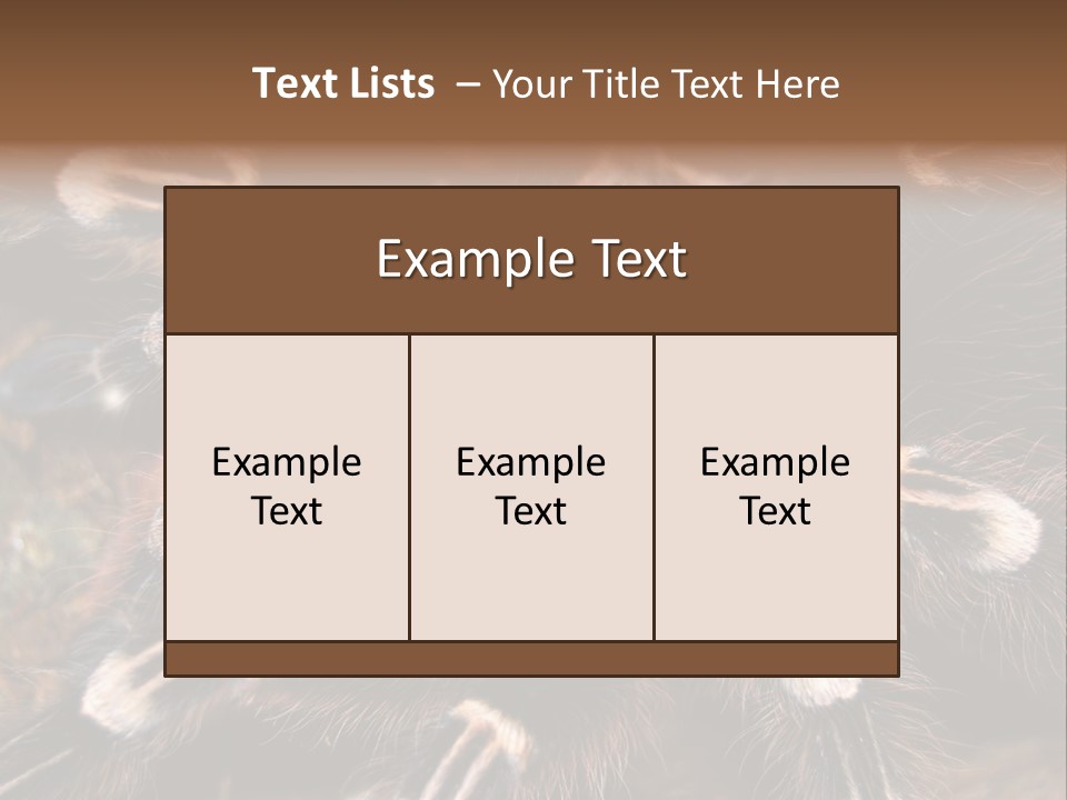 Wild Closeup Spooky PowerPoint Template