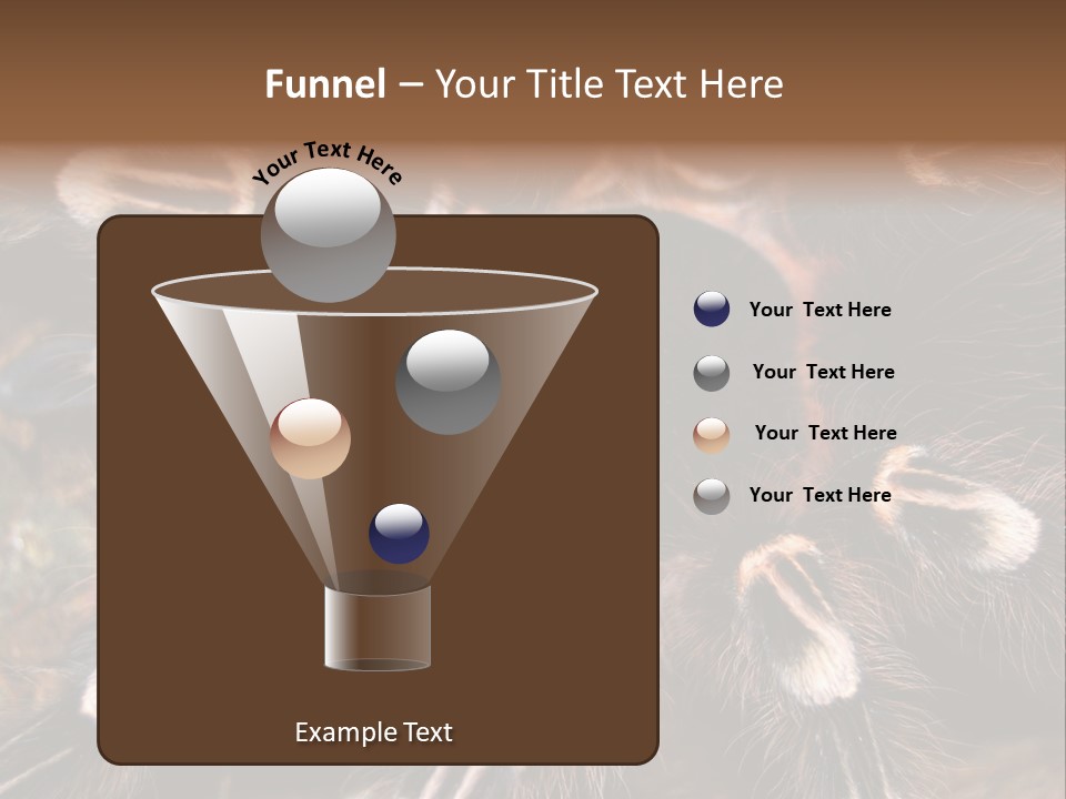 Wild Closeup Spooky PowerPoint Template