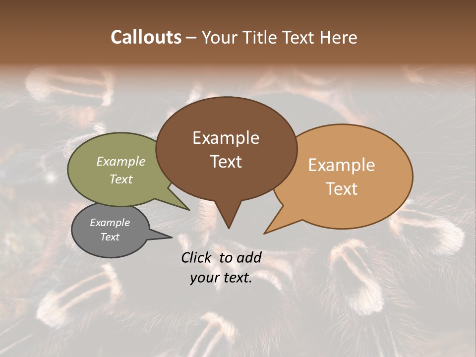 Wild Closeup Spooky PowerPoint Template