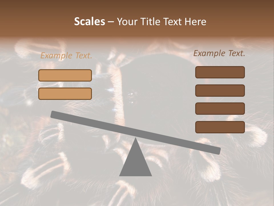 Wild Closeup Spooky PowerPoint Template