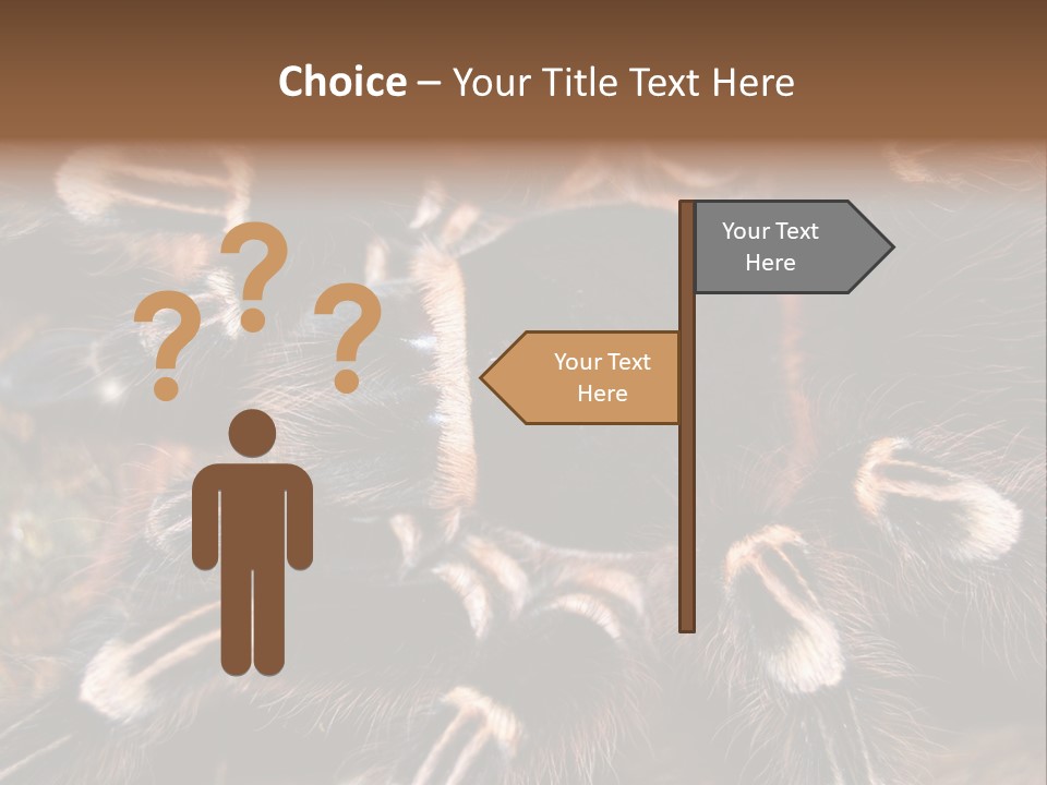 Wild Closeup Spooky PowerPoint Template