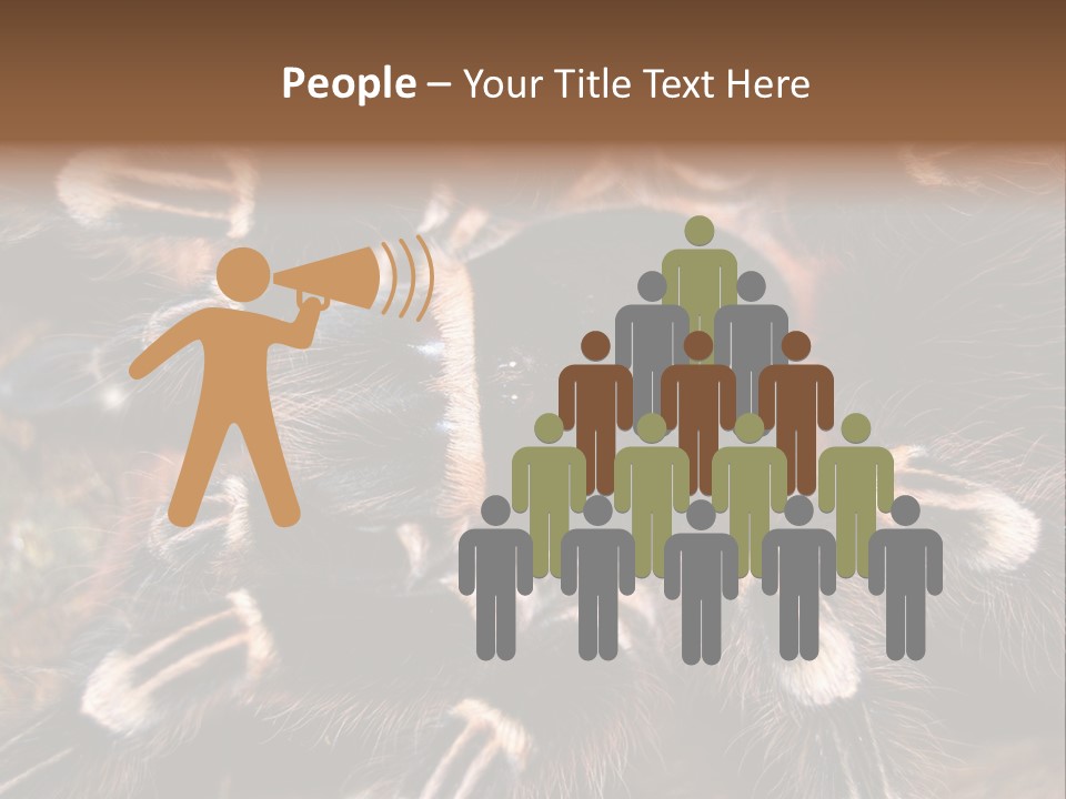 Wild Closeup Spooky PowerPoint Template