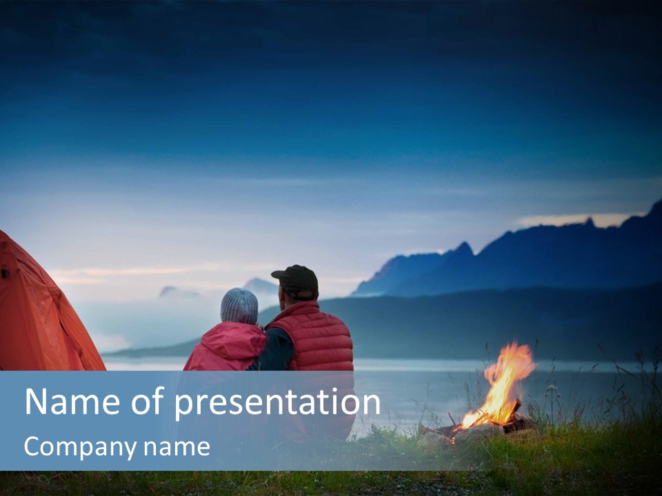 Coast Bonfire Activity PowerPoint Template