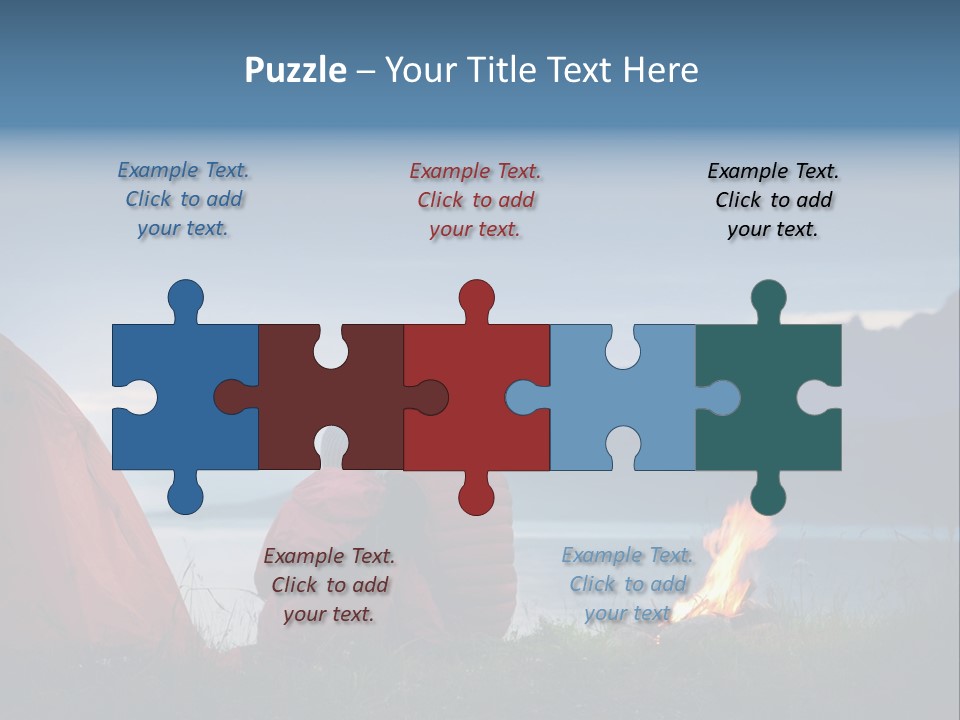 Coast Bonfire Activity PowerPoint Template