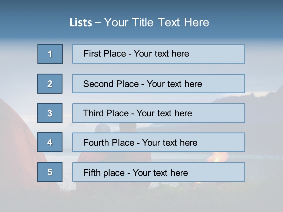 Coast Bonfire Activity PowerPoint Template