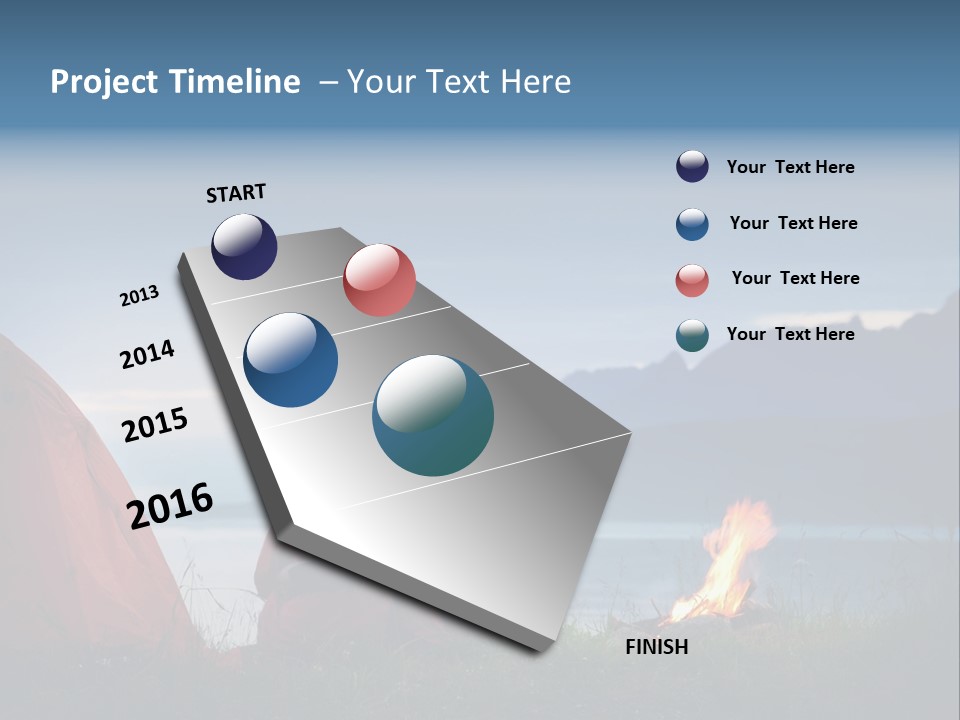 Coast Bonfire Activity PowerPoint Template