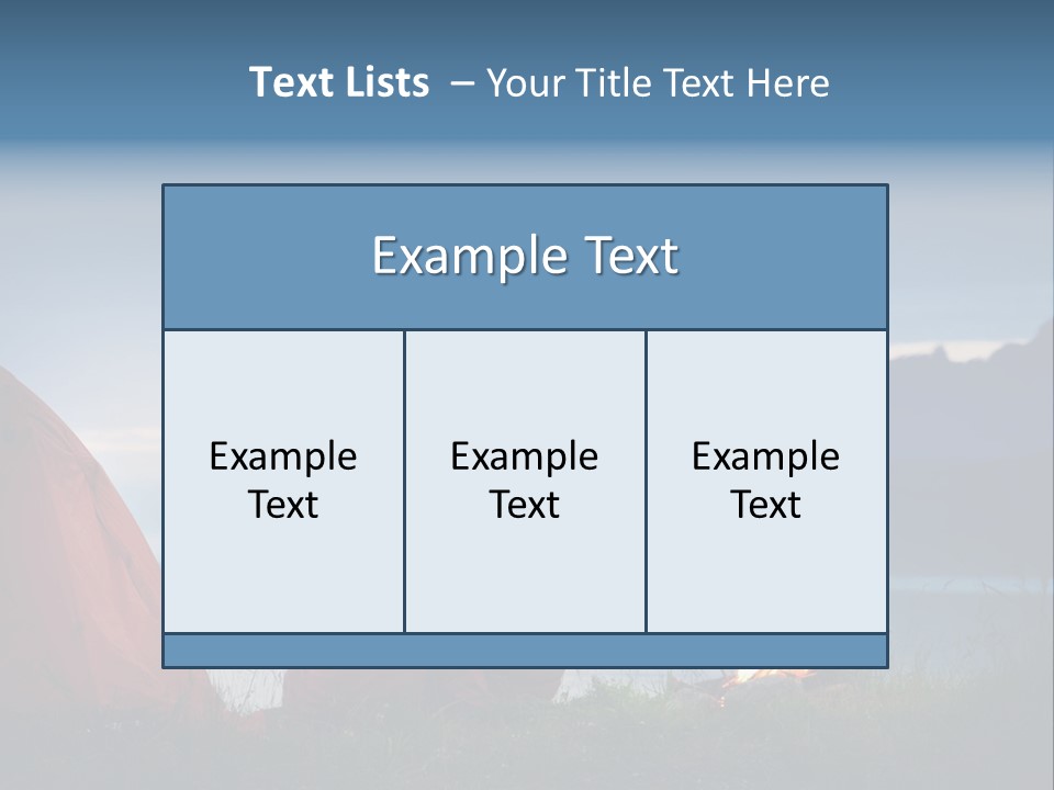 Coast Bonfire Activity PowerPoint Template