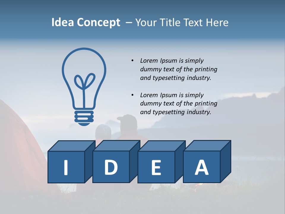 Coast Bonfire Activity PowerPoint Template