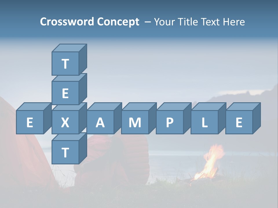 Coast Bonfire Activity PowerPoint Template