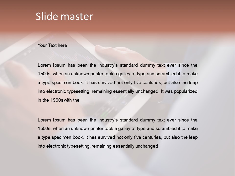 Numbers Research Data PowerPoint Template