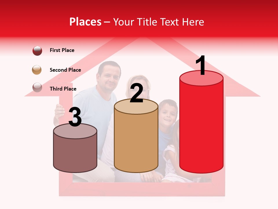 Red Symbol Loan PowerPoint Template