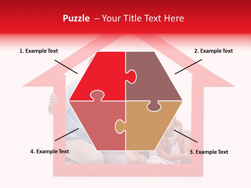 Red Symbol Loan PowerPoint Template
