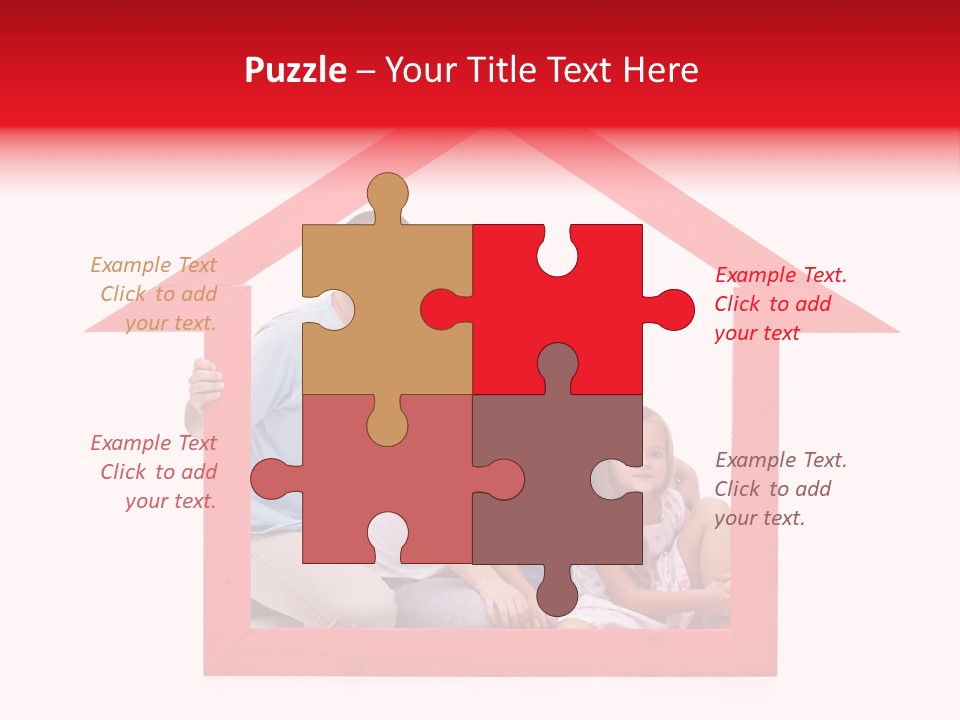 Red Symbol Loan PowerPoint Template