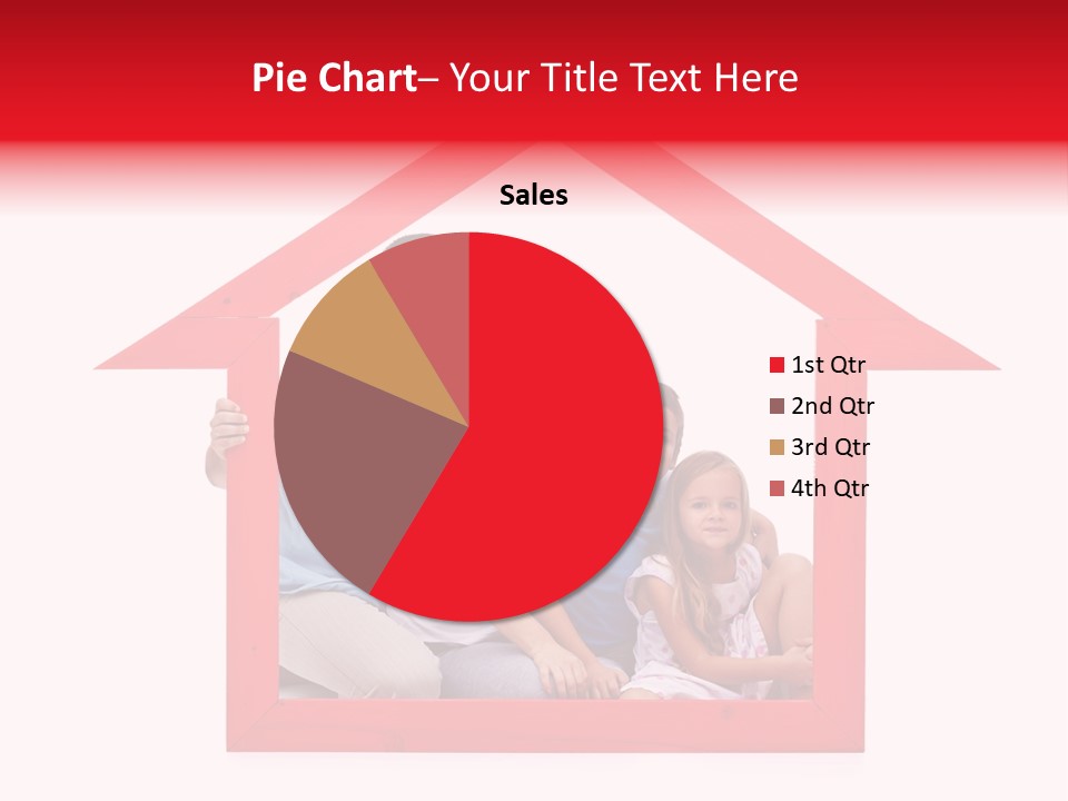 Red Symbol Loan PowerPoint Template
