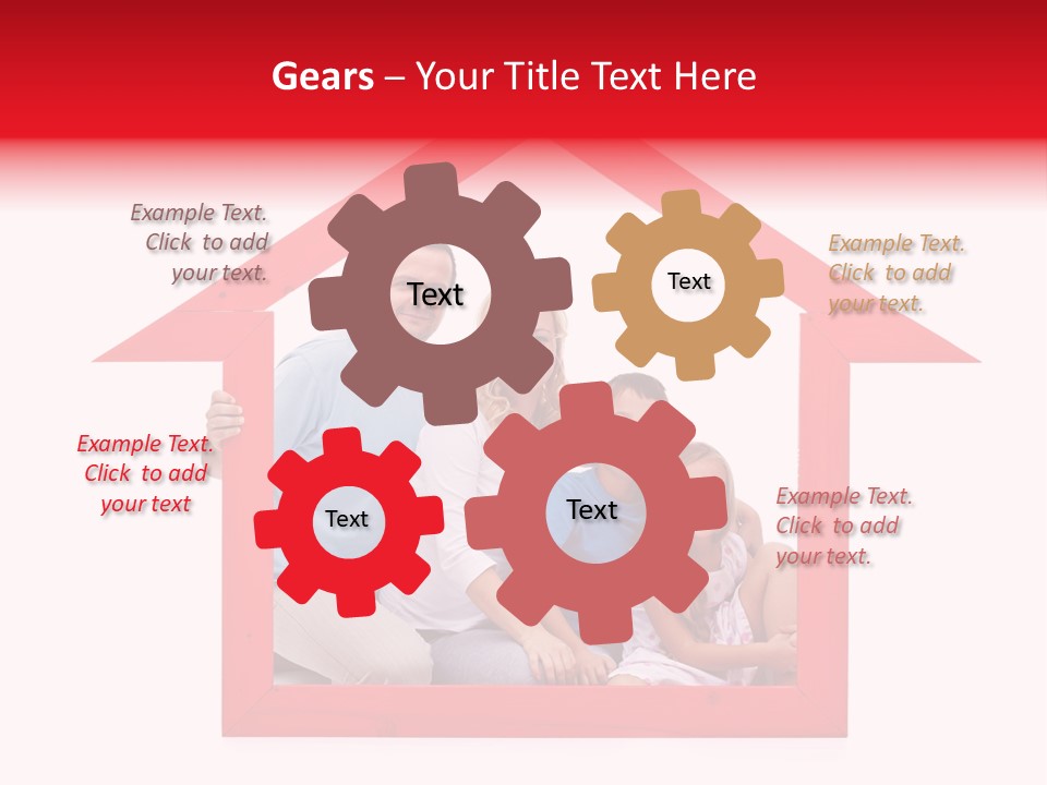 Red Symbol Loan PowerPoint Template