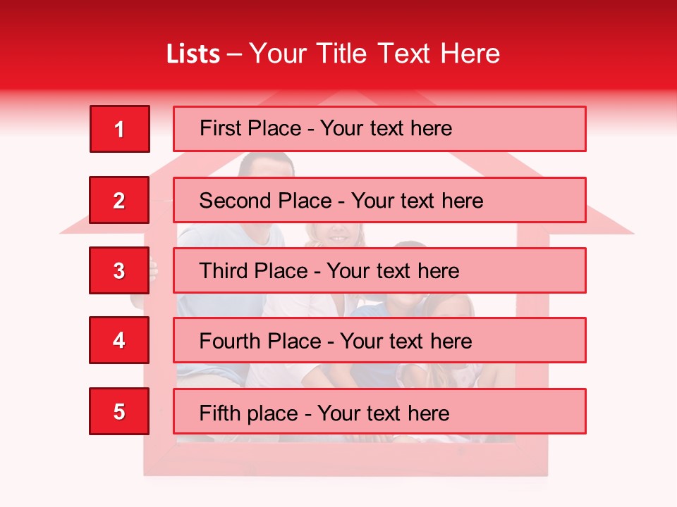 Red Symbol Loan PowerPoint Template
