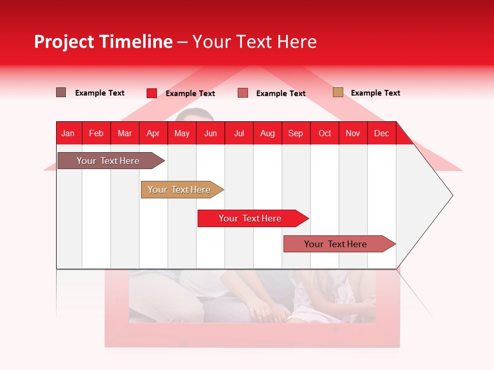 Red Symbol Loan PowerPoint Template