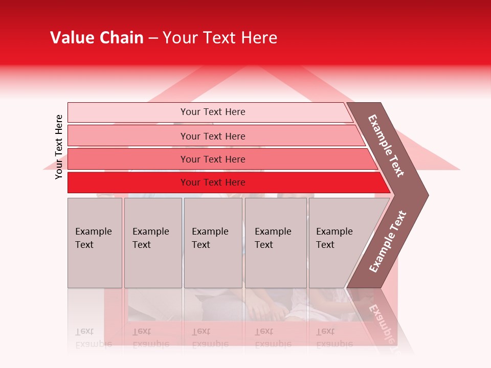 Red Symbol Loan PowerPoint Template