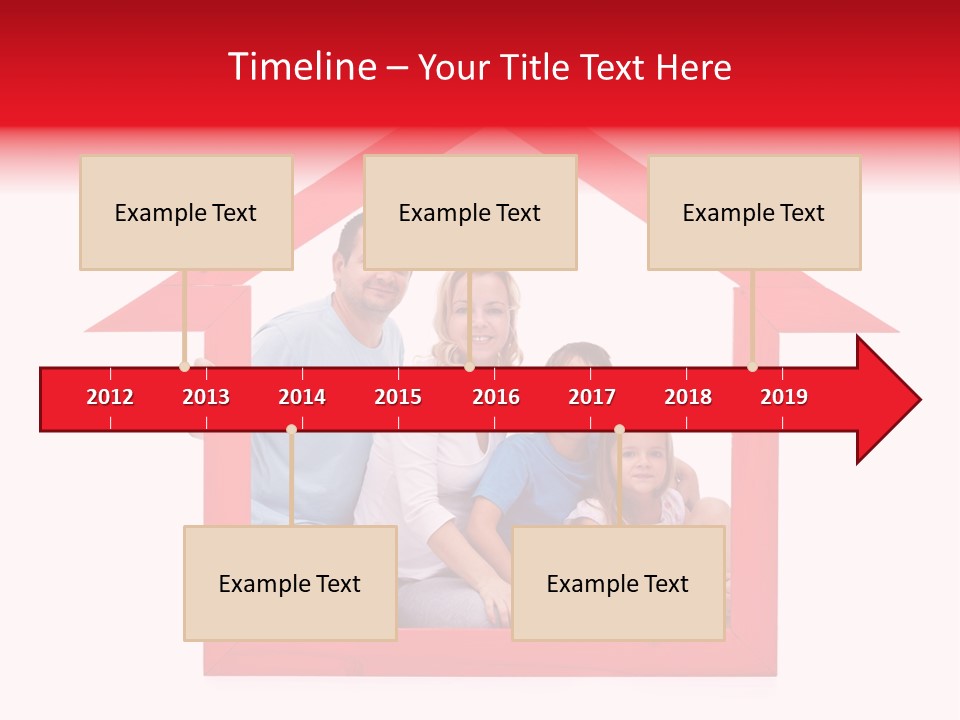 Red Symbol Loan PowerPoint Template